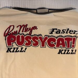Gucci Off-White Sweatshirt;Russ Meyer’s Faster Pussycat! Kill! Kill!
